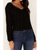 Idyllwind Women's Doris Lurex Stripe Long Sleeve Top  , Black, hi-res
