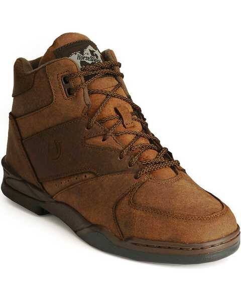 Image #1 - Roper Men's Chipmunk HorseShoes Classic Original Boots, Tan, hi-res