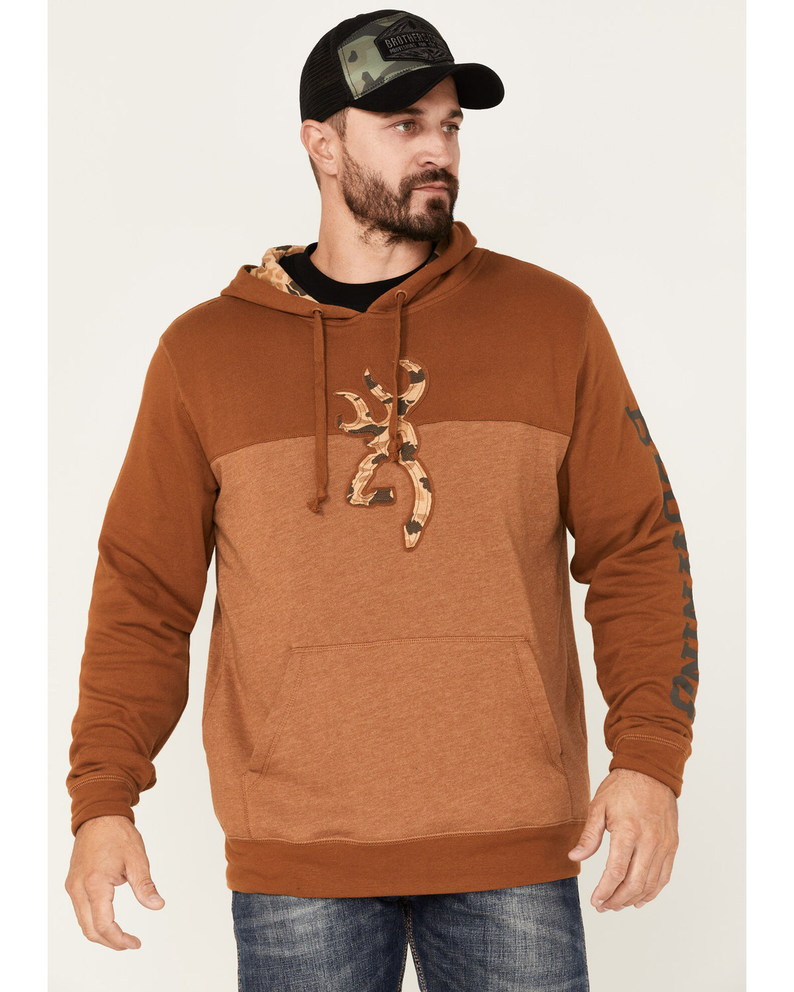 Orange browning store hoodie