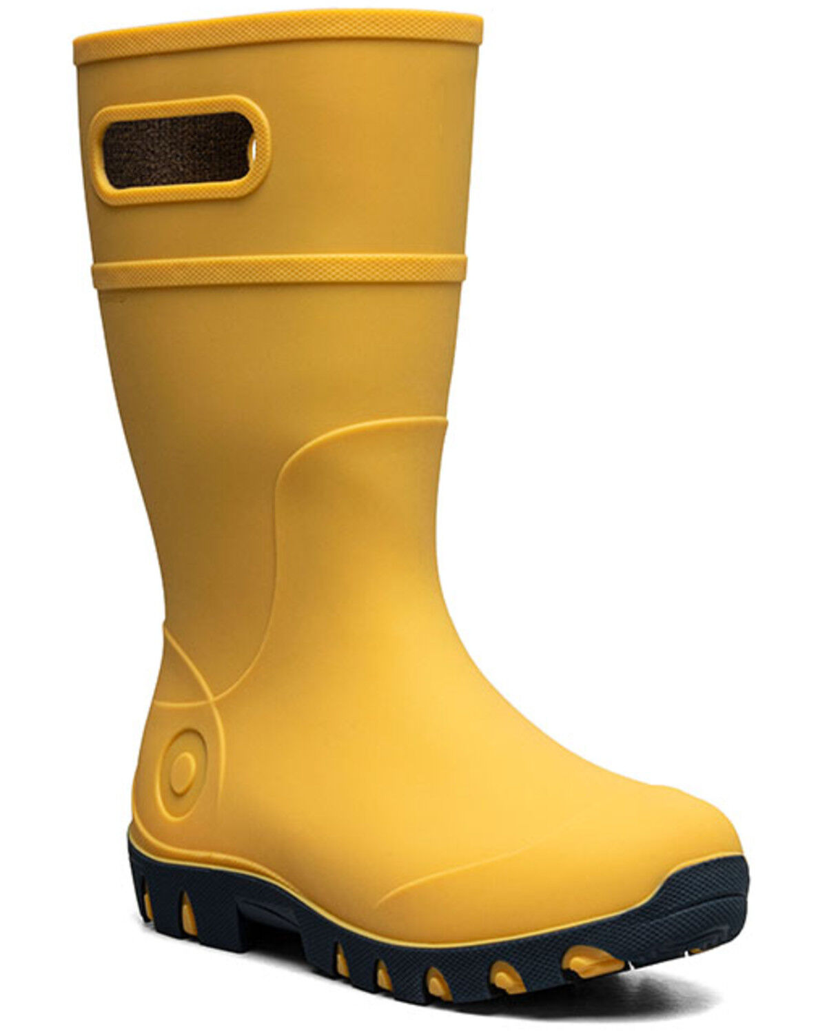 Image #1 - Bogs Boys' Essential Tall Rainboots, Mustard, hi-res