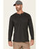 Image #1 - Hawx Men's Pocket Henley Original Long Sleeve Work T-Shirt , , hi-res