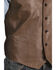 Image #2 - Scully Men's Frontier Leather Vest, Chocolate, hi-res