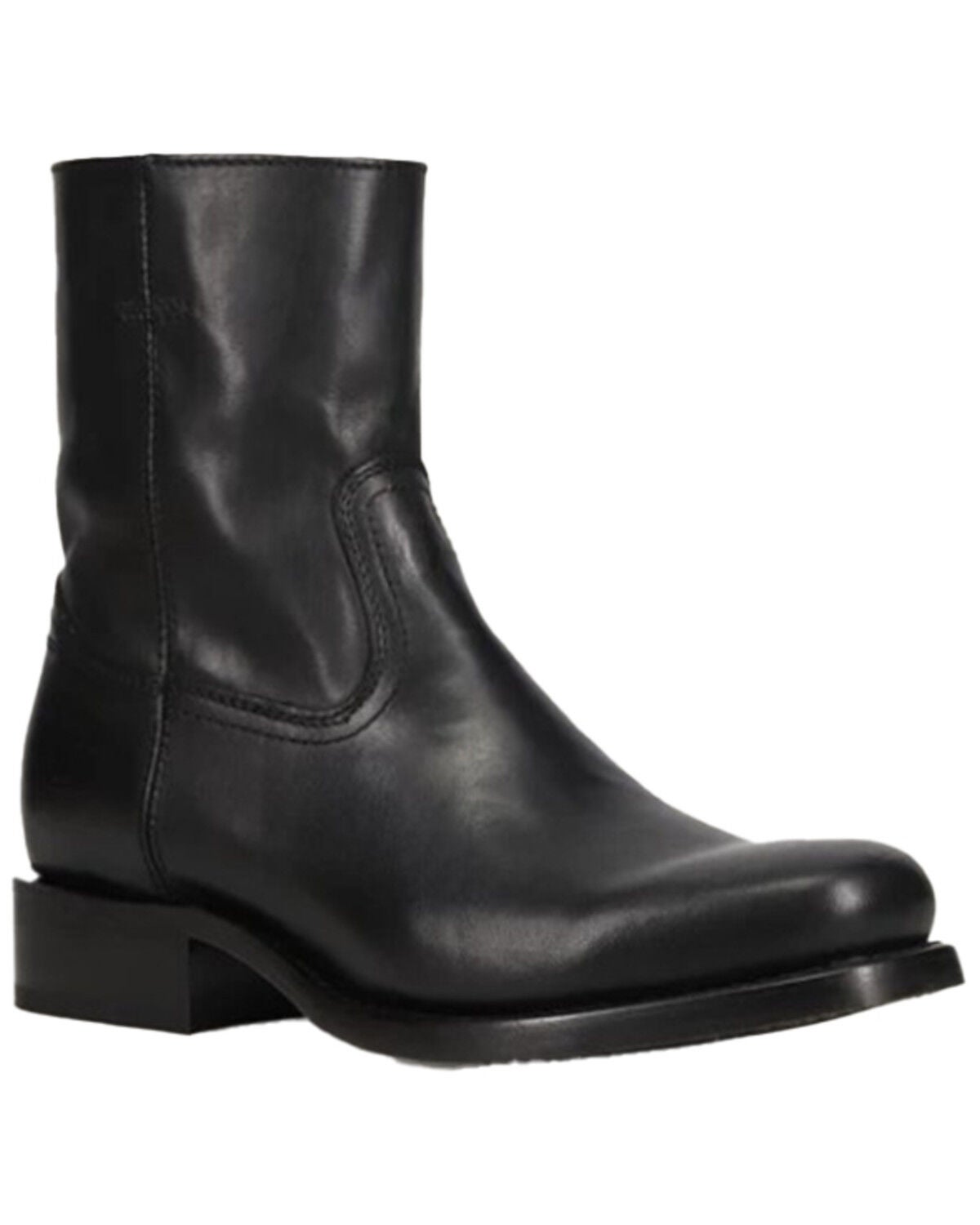 Frye Men's Campus Inside Zip Ankle Boots - Round Toe, Black, hi-res