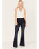 Image #1 - Shyanne Women's Dark Wash Trouser Jeans, Dark Wash, hi-res