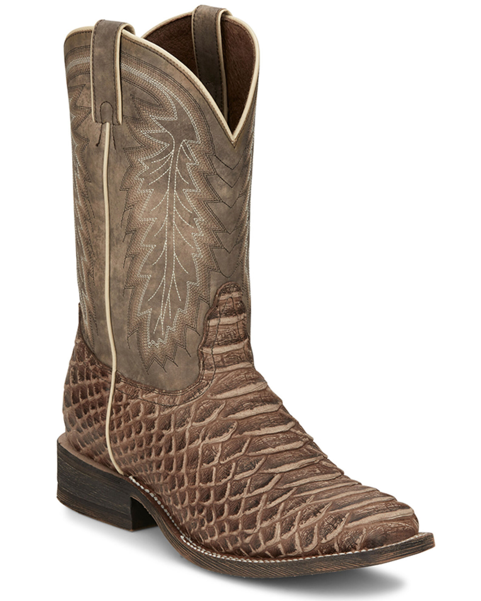 Snake print western boots best sale