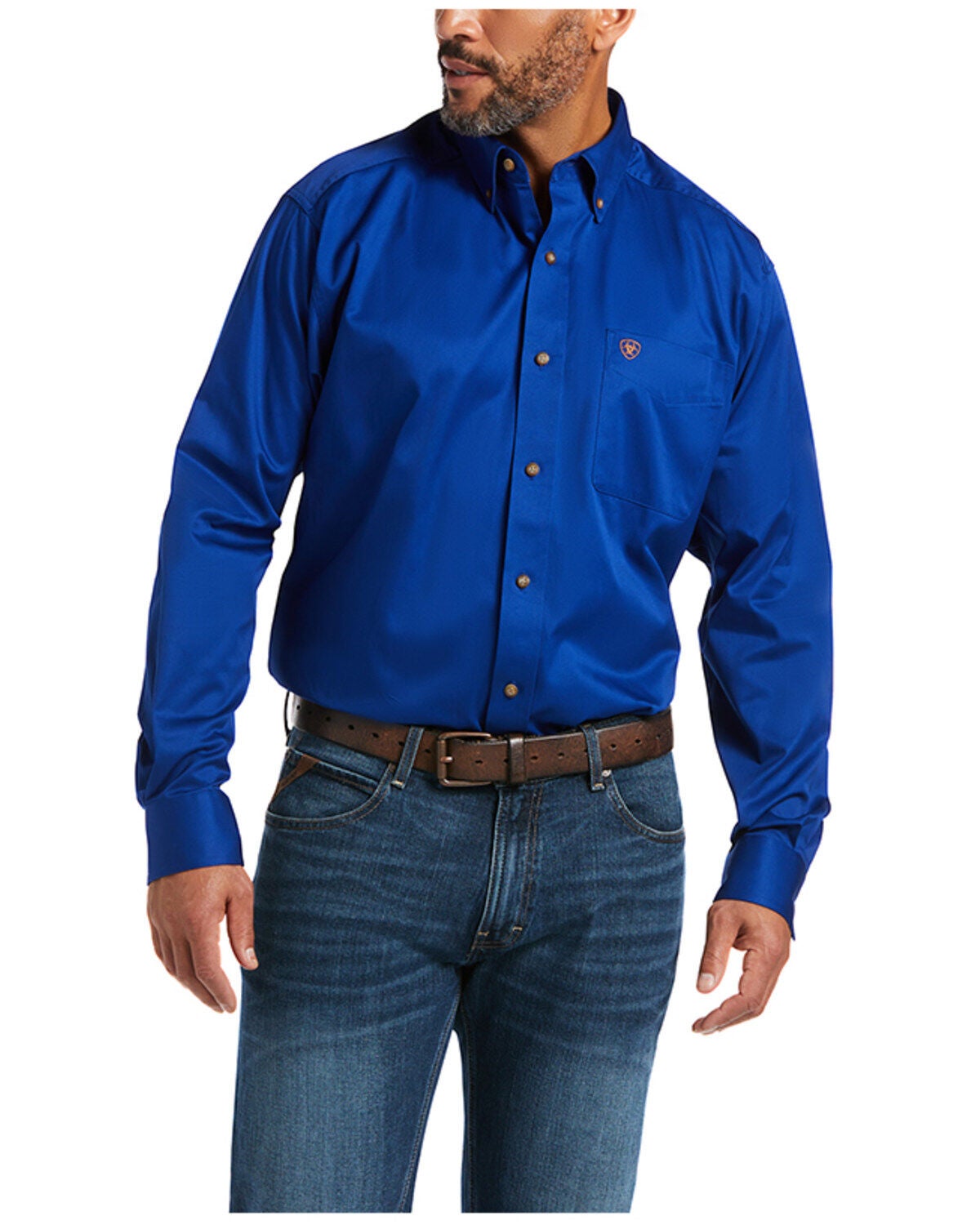 Ariat Men's Solid Long Sleeve Western 