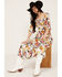 Image #1 - Wild Moss Women's Floral Print Midi Dress, Multi, hi-res