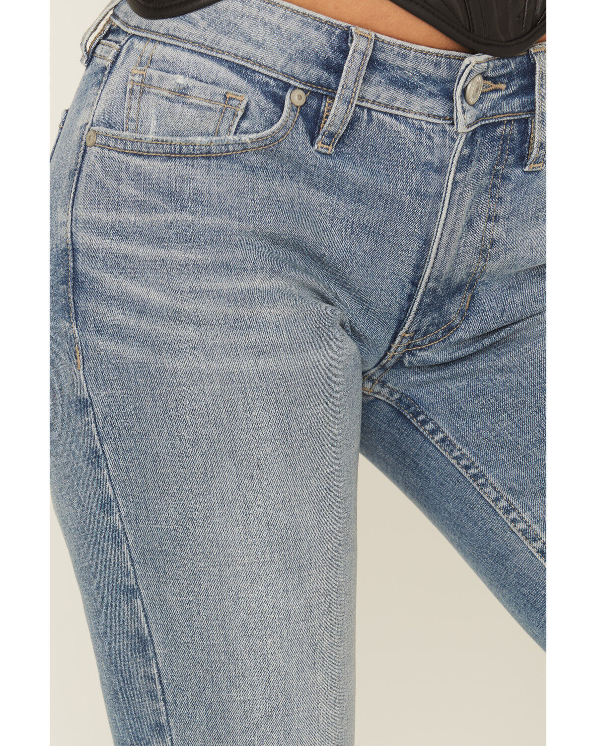 Product Name:  Shyanne Women's Meuse Medium Wash Low Rise Bootcut Comfort Stretch Denim Jeans