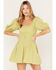 Image #2 - Show Me Your Mumu Women's Smitten Babydoll Mini Dress, Green, hi-res