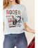 Image #3 - Rock & Roll Denim Women's Rodeo Bronco Bustin' Tee, , hi-res