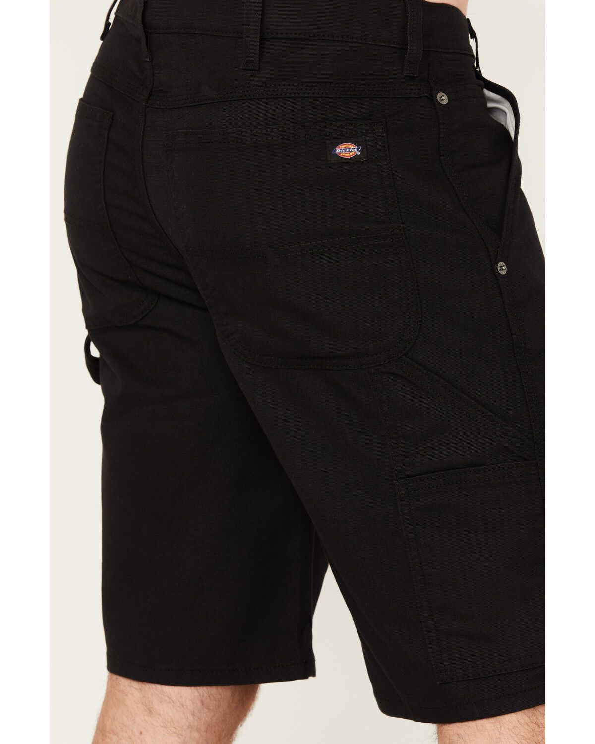 Image #4 - Dickies Men's Tough Max Duck 11" Carpenter Work Shorts, Black, hi-res