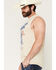Image #2 - PBR Men's Logo Graphic Muscle T-Shirt, Natural, hi-res