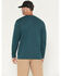 Image #4 - Carhartt Men's Loose Fit Heavyweight Long Sleeve Logo Pocket Work T-Shirt, Green, hi-res