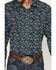 Image #3 - Wrangler Retro Men's Paisley Print Long Sleeve Snap Western Shirt, Black, hi-res