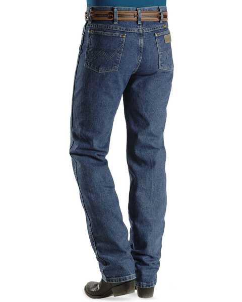 George Strait Wrangler Men's Slim Fit Western Jeans, Denim, hi-res