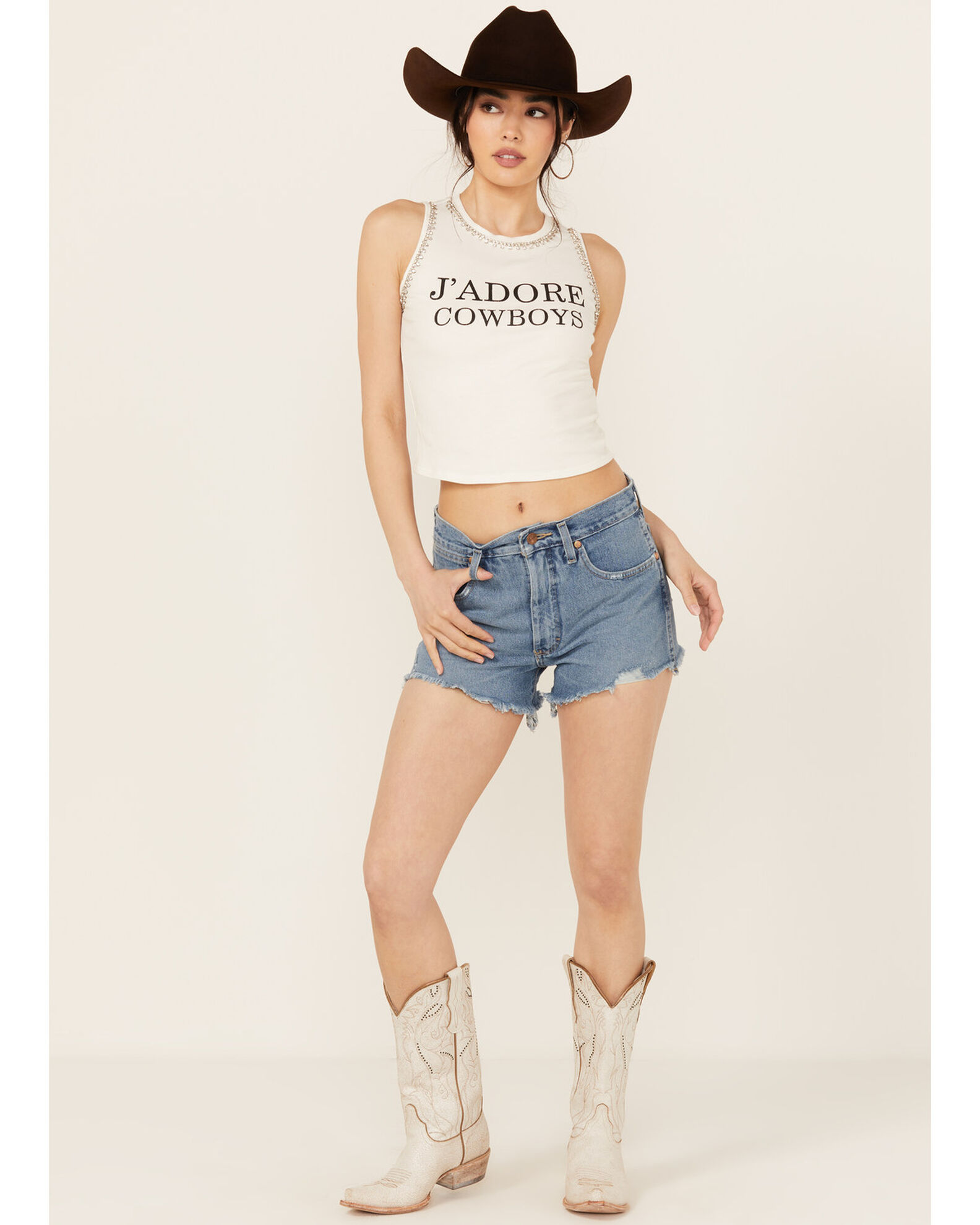 Wrangler cut off stretch shorts cheap