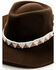 Nikki Beach Women's Telluride Wool Felt Fedora Hat, Brown, hi-res