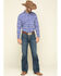 Image #6 - Rock & Roll Denim Men's Ikat Southwestern Print Long Sleeve Western Shirt, Blue, hi-res