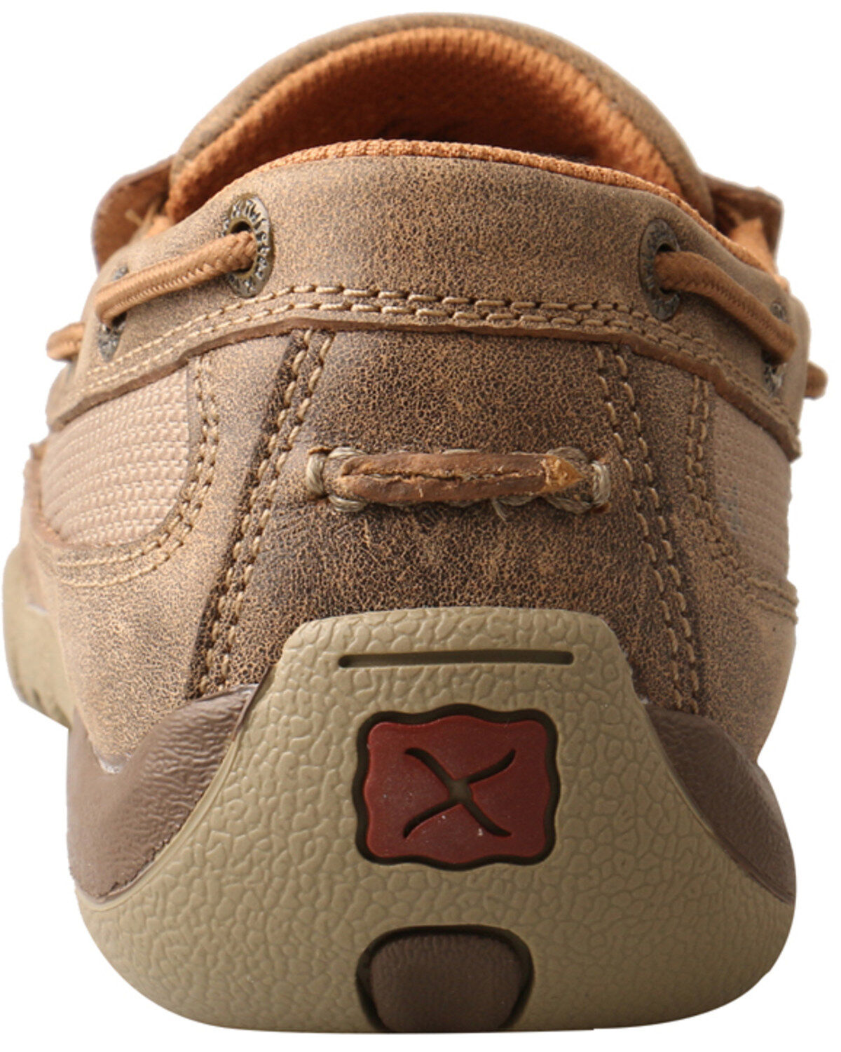 Image #4 - Twisted X Women's Tooled Slip-On Driving Moc Shoes - Moc Toe, Brown, hi-res