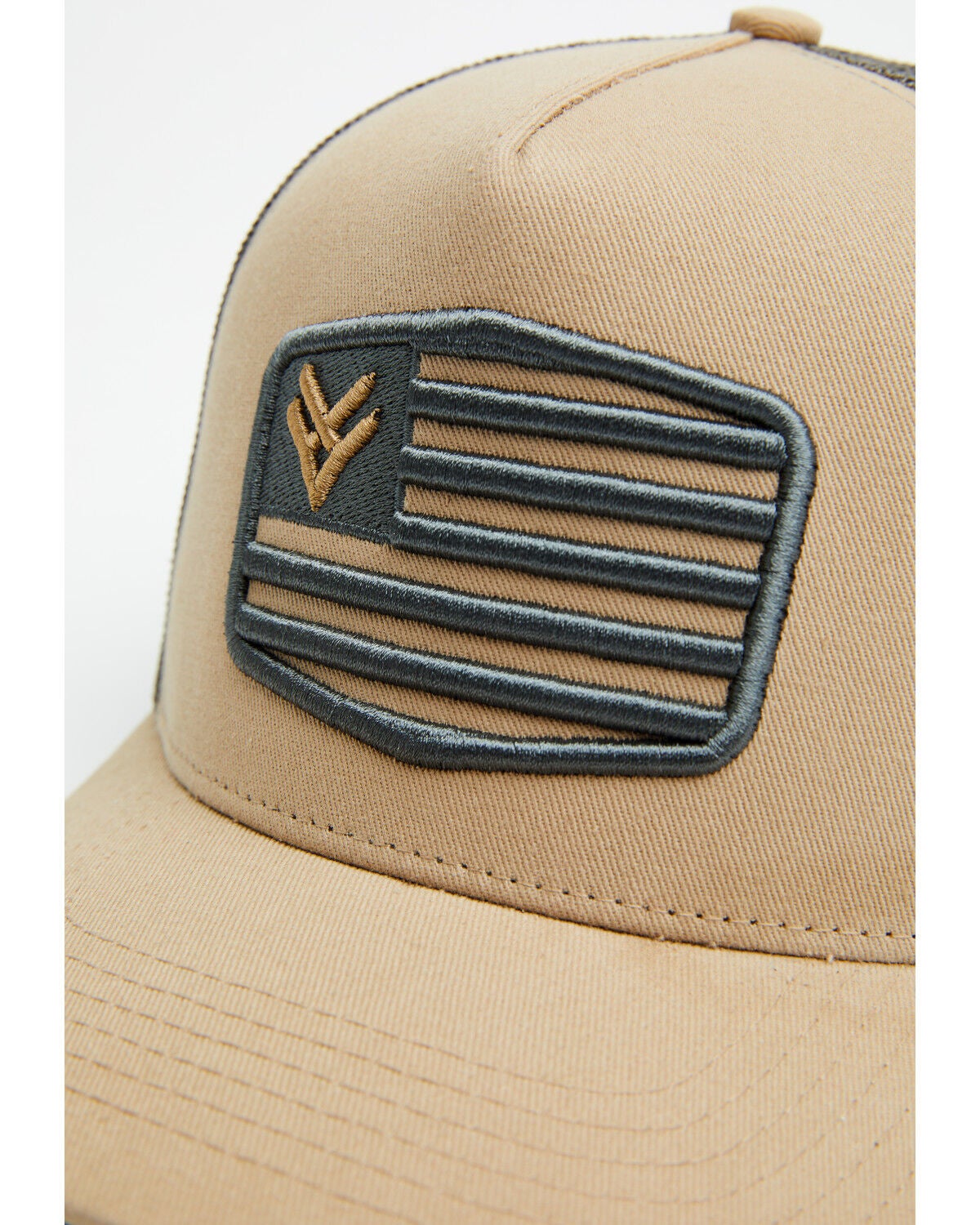 Image #2 - Hawx Men's Oakley American Flag Ball Cap, Tan, hi-res