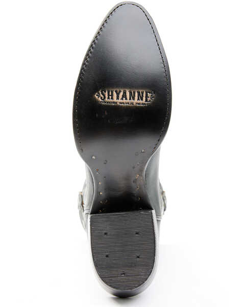 Image #7 - Shyanne Women's Raven Western Boots - Medium Toe, Black, hi-res
