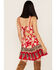 Image #4 - Band of the Free Women's Love Is All Around Floral Print Sleeveless Dress, Red, hi-res