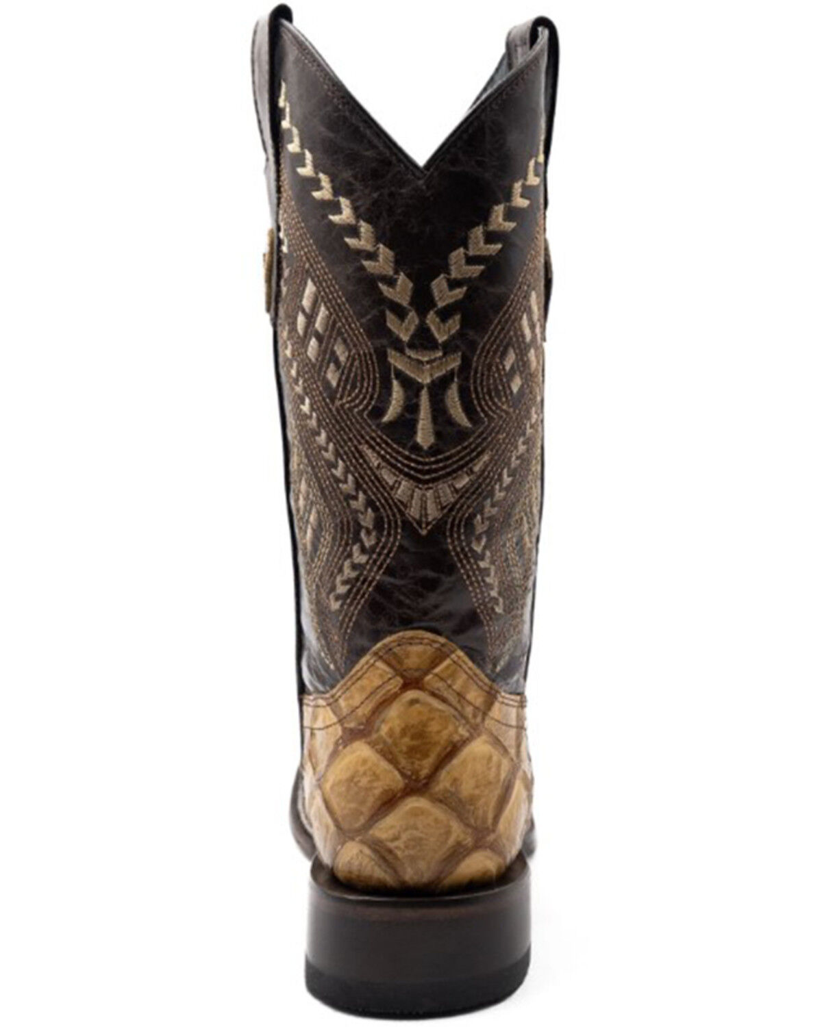 Product Name:  Ferrini Men's Bronco Pirarucu Print Western Boots - Broad Square Toe