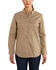 Image #1 - Carhartt Women's Rugged Flex Long Sleeve Shirt, Beige/khaki, hi-res