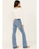 Image #3 - Idyllwind Women's Atwood Light Wash Rebel Mid Rise Stretch Bootcut Jeans, Light Wash, hi-res
