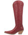 Image #3 - Dingo Women's Raisin Kane Tall Western Boots - Snip Toe , Red, hi-res