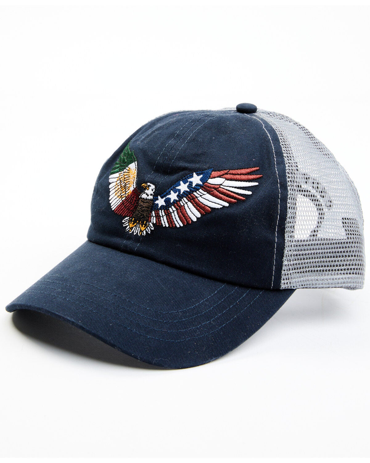 Cody James Men's Mexico & American Eagle Embroidered Ball Cap, Navy, hi-res