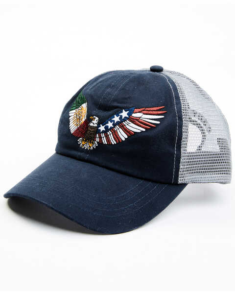 Cody James Men's Mexico & American Eagle Embroidered Mesh-Back Ball Cap - Navy, Navy, hi-res