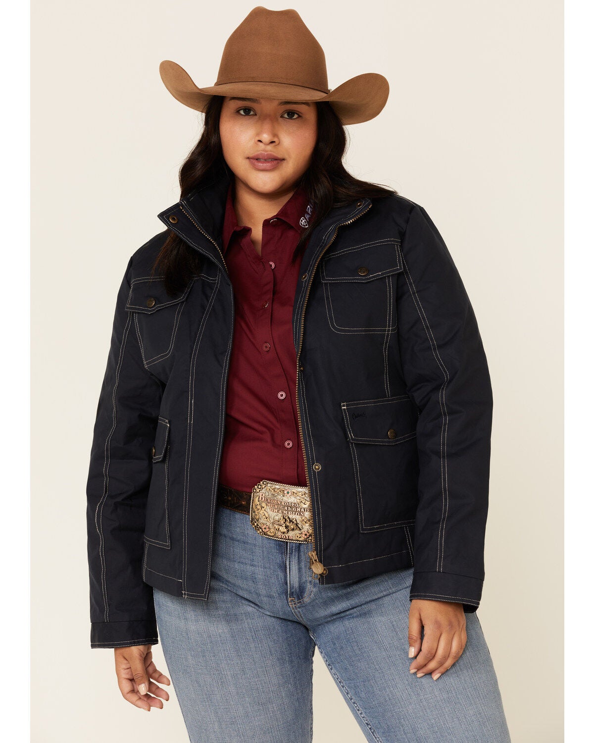 plus size barn jacket