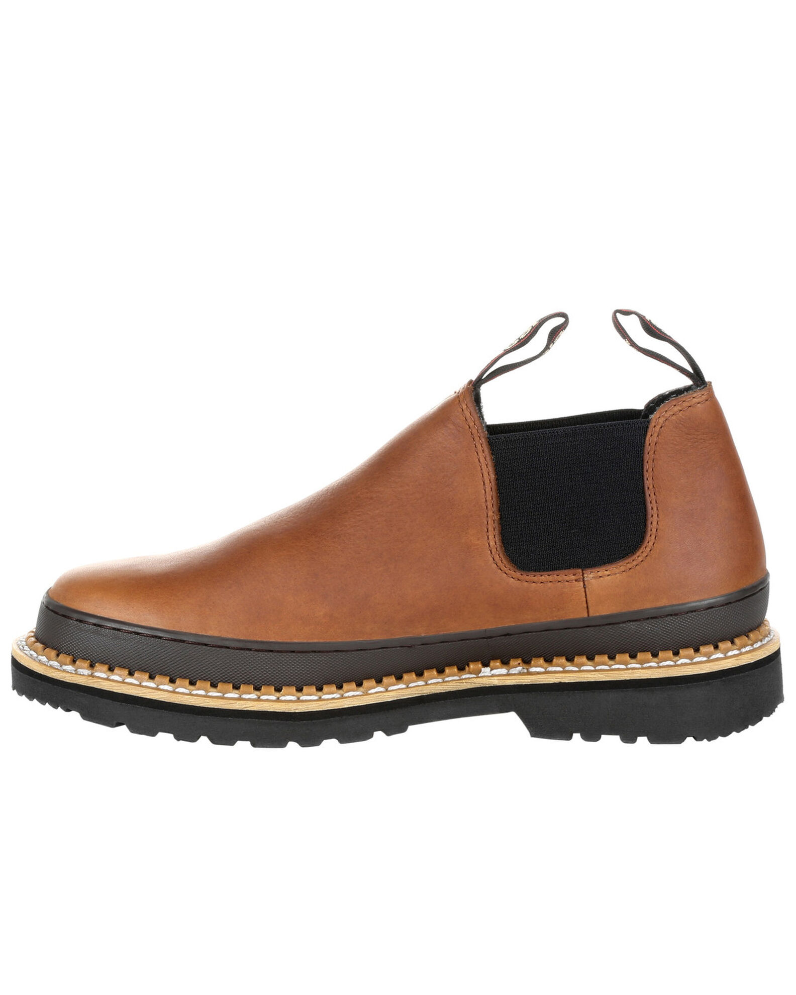 Image #3 - Georgia Boot Men's Revamp Romeo Work Shoes - Soft Toe, Brown, hi-res