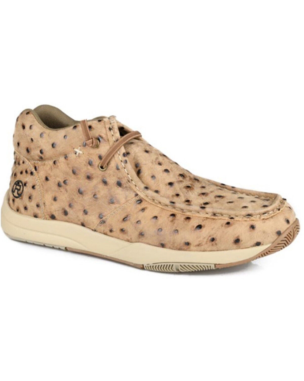 Image #1 - Roper Men's Clearcut Exotic Print Casual Shoes - Moc Toe, Tan, hi-res