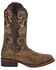 Dan Post Women's Sabina Western Boots - Broad Square Toe, Tan, hi-res