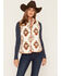 Image #1 - Idyllwind Women's Wister Southwestern Print Polar Fleece Vest, Natural, hi-res