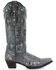 Corral Women's Glitter Inlay Western Boots, Black Distressed, hi-res