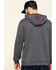 Image #2 - Hawx Men's Gray Tech Logo Hooded Work Sweatshirt, , hi-res