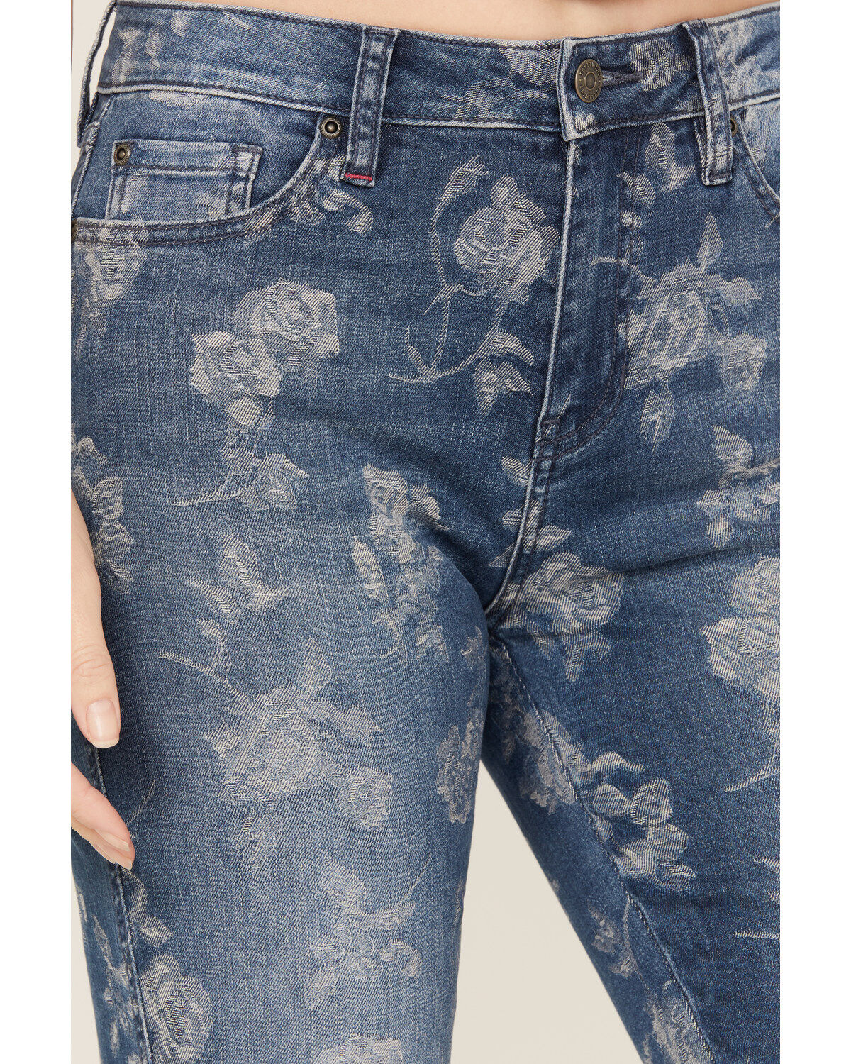 Product Name:  Idyllwind Women's High Risin Floral Drive Flare Jeans