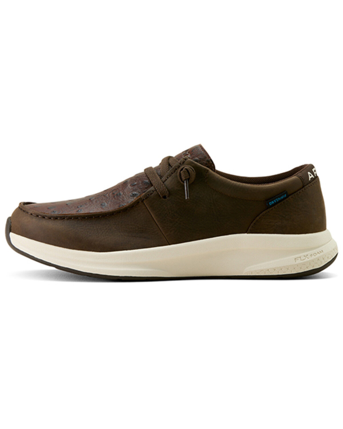 Image #2 - Ariat Men's Buckeye Waterproof Casual Shoes - Moc Toe, Chocolate, hi-res