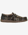 Image #2 - HEYDUDE Men's Mossy Oak Wally Casual Shoes - Moc Toe, Brown, hi-res