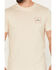 Brixton Men's Alpha Square Logo Graphic T-Shirt, Cream, hi-res
