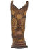 Laredo Women's Secret Garden Western Performance Boots - Broad Square Toe, Brown, hi-res