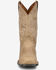 Image #4 - Justin Women's Stampede Della Performance Western Boots - Broad Square Toe, Tan, hi-res