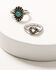 Image #2 - Shyanne Women's Rodeo Sunset Southwestern Concho Ring Set - 5 Piece, Silver, hi-res