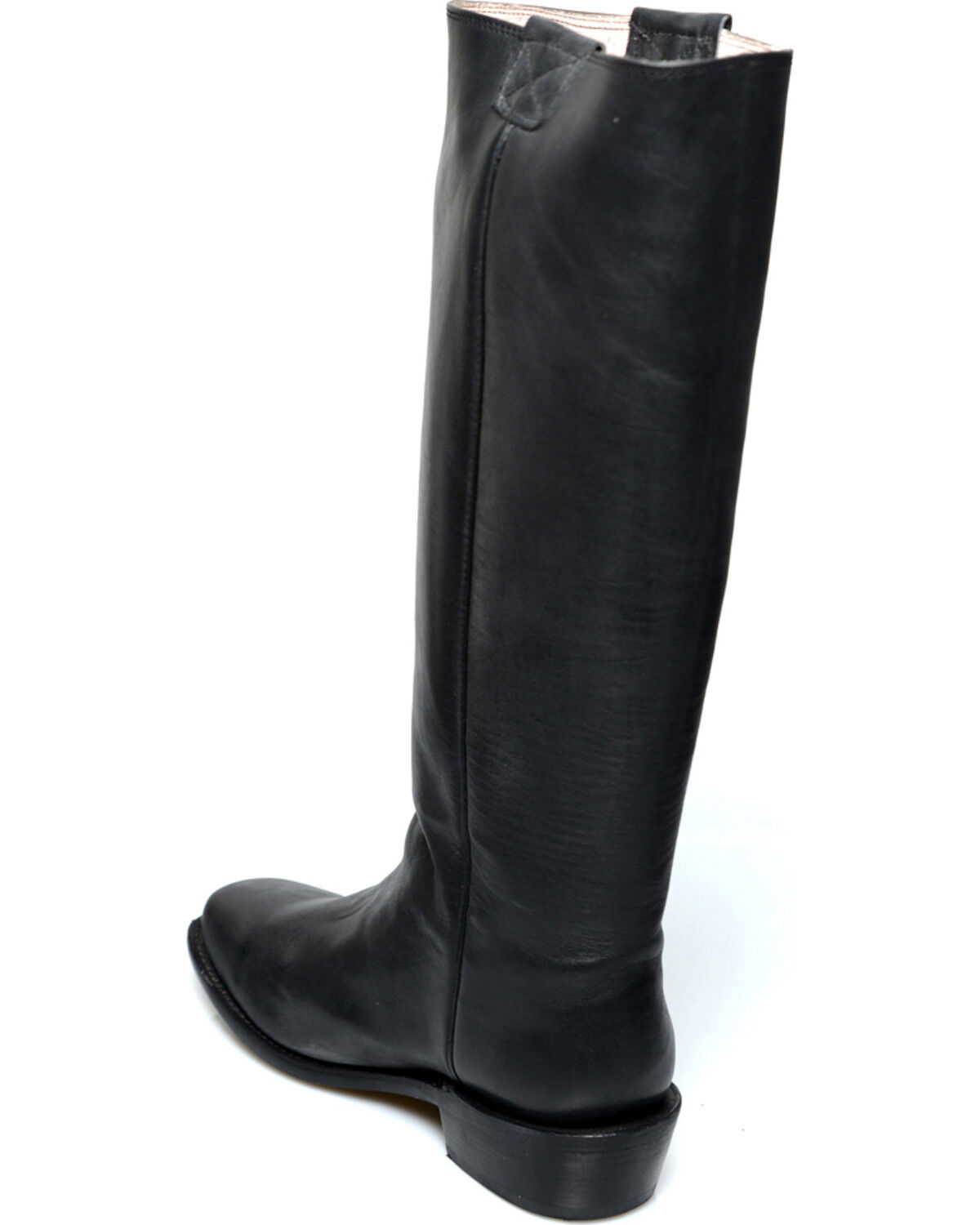 Image #3 - Oak Tree Farms Women's Black Pale Rider Pull on Boots - Square Toe, , hi-res