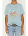 Image #3 - Sable Sky Boys' Scenic Cowboy Short Sleeve Graphic T-Shirt, Blue, hi-res