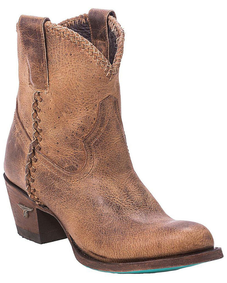 distressed womens booties