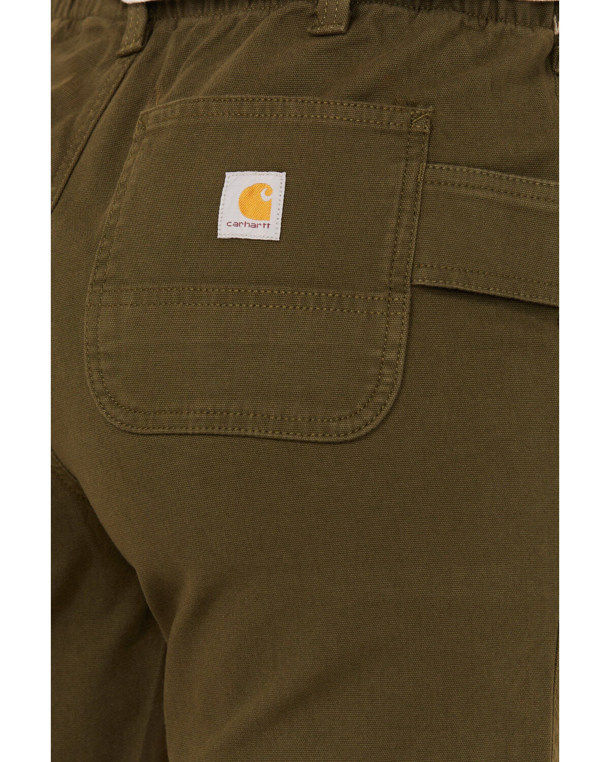 Image #4 - Carhartt Women's Rugged Flex&reg; Relaxed Fit Canvas Work Shorts, Forest Green, hi-res